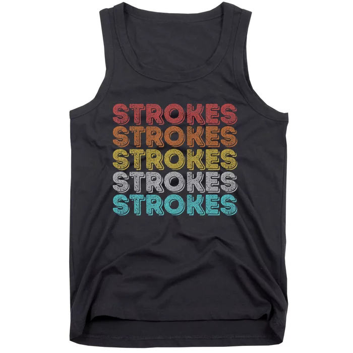 Vintage Retro Strokes Tank Top