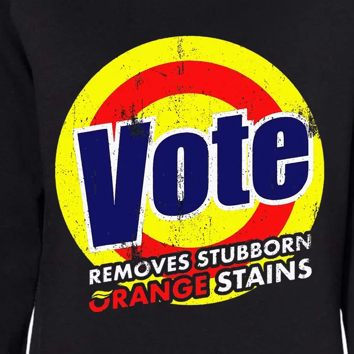 Vote Removes Stubborn Orange Stains 2024 Womens California Wash Sweatshirt