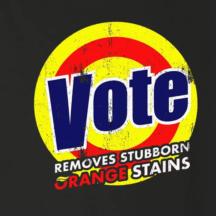 Vote Removes Stubborn Orange Stains 2024 Toddler Long Sleeve Shirt