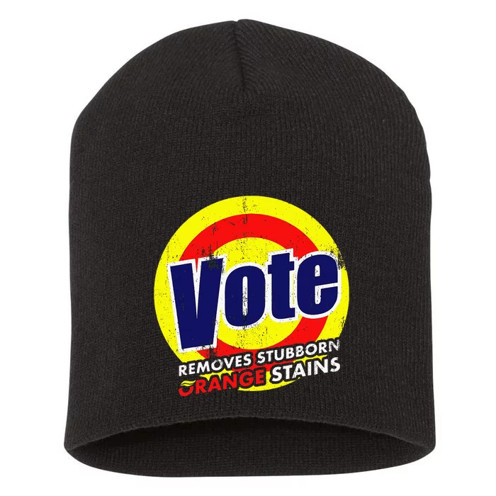 Vote Removes Stubborn Orange Stains 2024 Short Acrylic Beanie