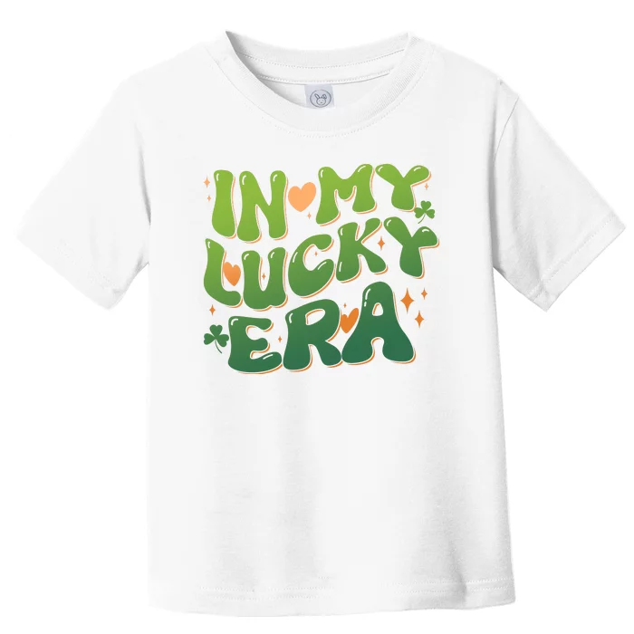 Vintage Retro St Patricks Day In My Lucky Era Toddler T-Shirt