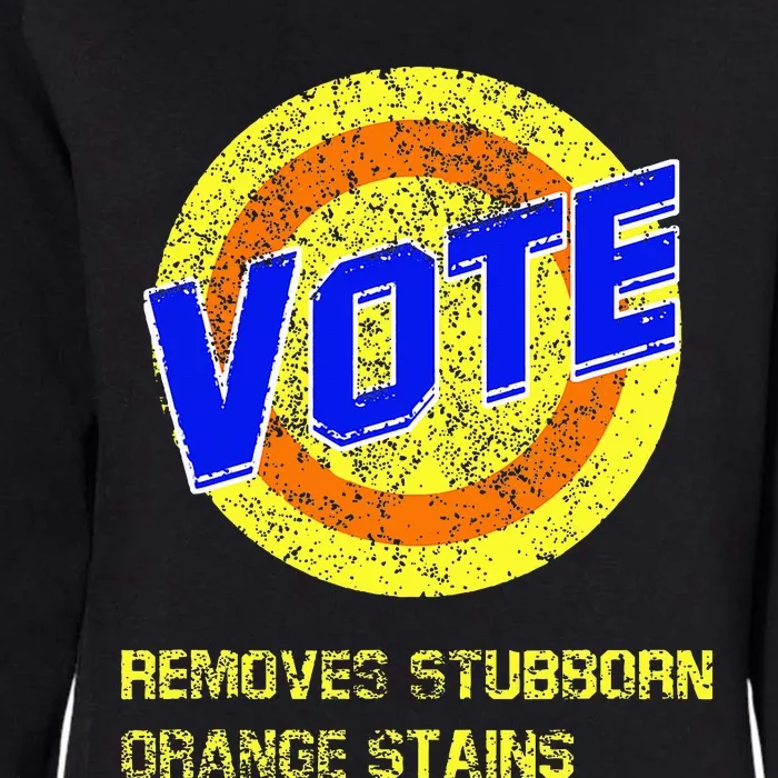 Vote Removes Stubborn Orange Stains Womens California Wash Sweatshirt