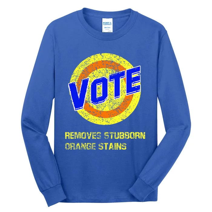 Vote Removes Stubborn Orange Stains Tall Long Sleeve T-Shirt