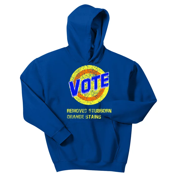 Vote Removes Stubborn Orange Stains Kids Hoodie