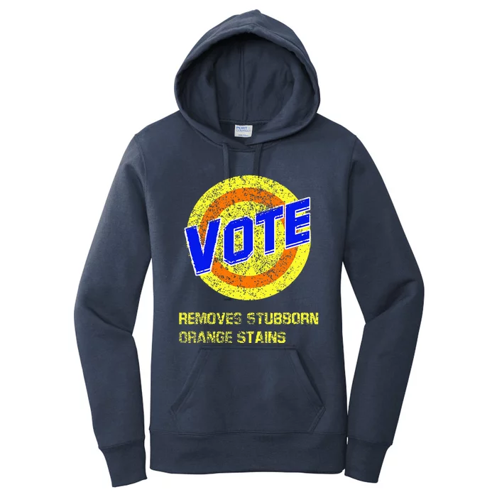 Vote Removes Stubborn Orange Stains Women's Pullover Hoodie