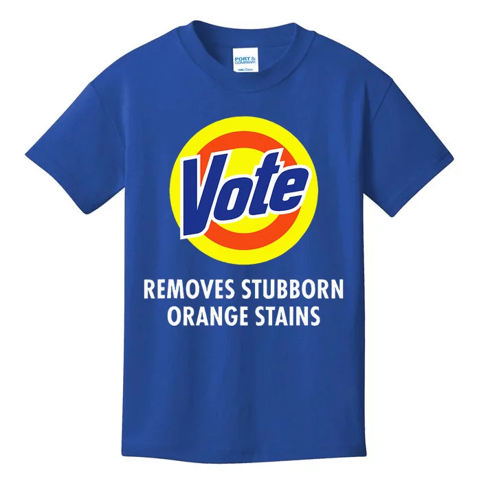 Vote Removes Stubborn Orange Stains Antitrump Kids T-Shirt