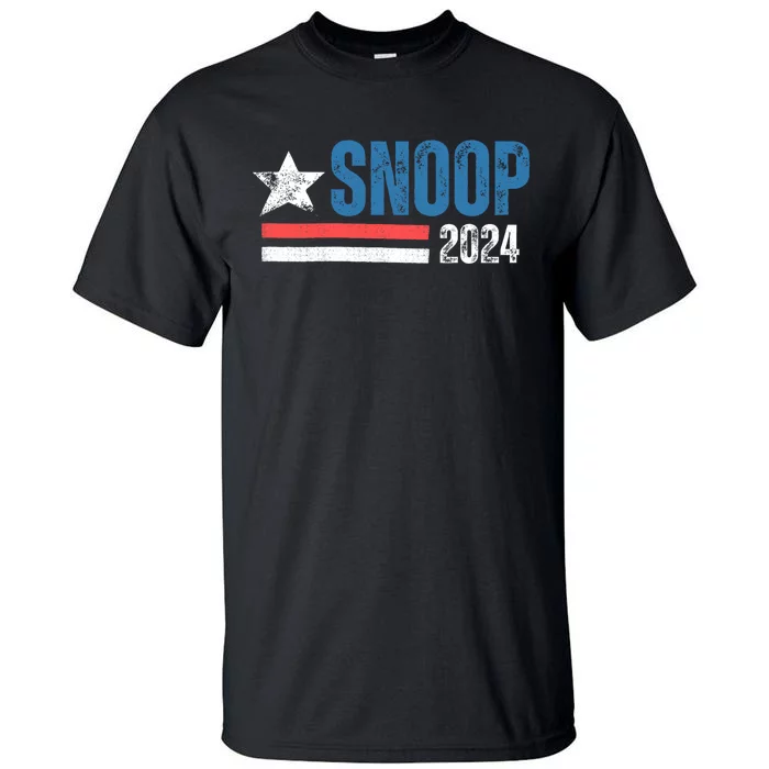 Vintage Retro Stripe Funny Snoop Vintage Election 2024 Gifts President Election Tall T-Shirt