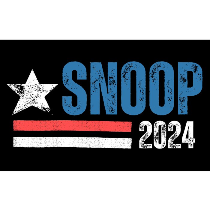 Vintage Retro Stripe Funny Snoop Vintage Election 2024 Gifts President Election Bumper Sticker