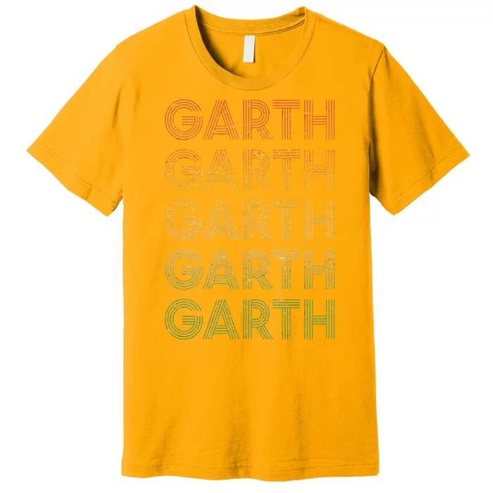 Vintage Retro Style Garth Premium T-Shirt