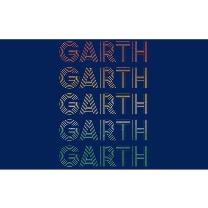 Vintage Retro Style Garth Bumper Sticker