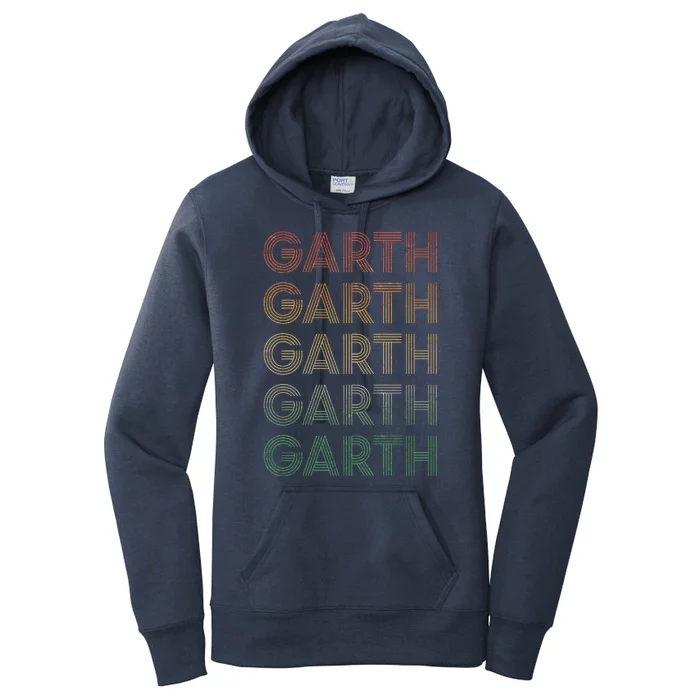 Vintage Retro Style Garth Women's Pullover Hoodie