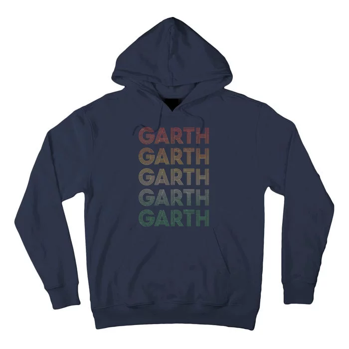 Vintage Retro Style Garth Tall Hoodie