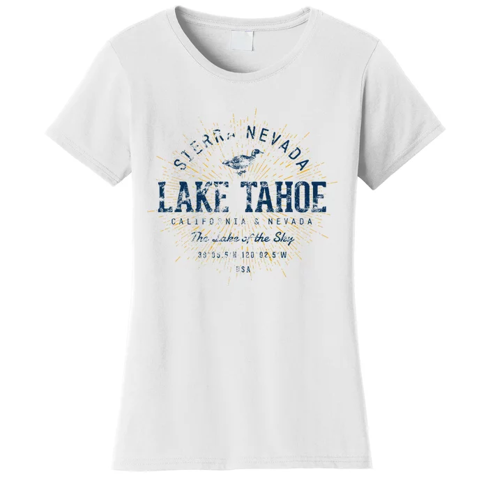 Vintage Retro Style Lake Tahoe Women's T-Shirt