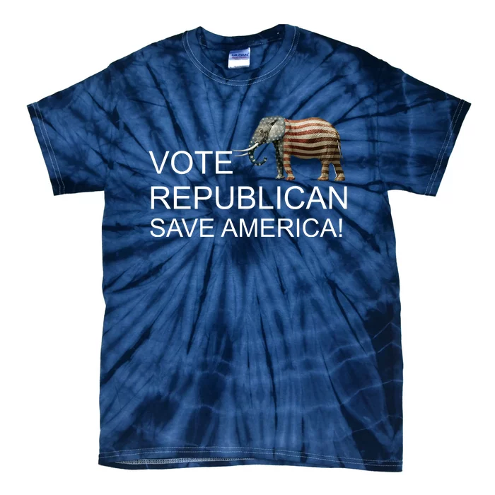 Vote Republican Save America Tie-Dye T-Shirt