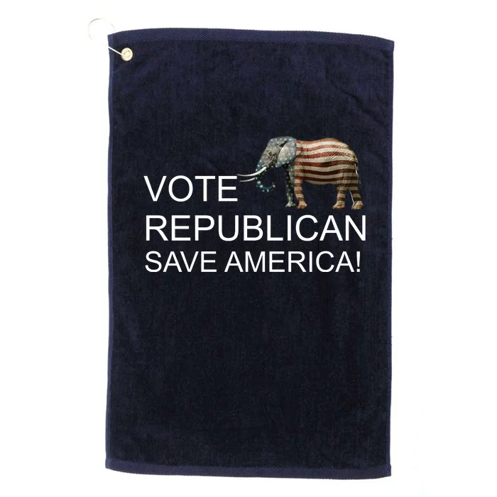 Vote Republican Save America Platinum Collection Golf Towel