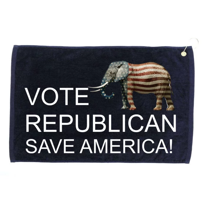 Vote Republican Save America Grommeted Golf Towel