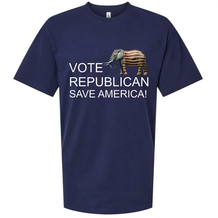 Vote Republican Save America Sueded Cloud Jersey T-Shirt