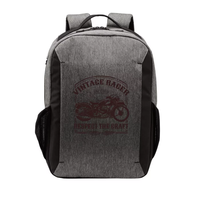 Vintage Racer Since 1950 Motorcycle Vector Backpack