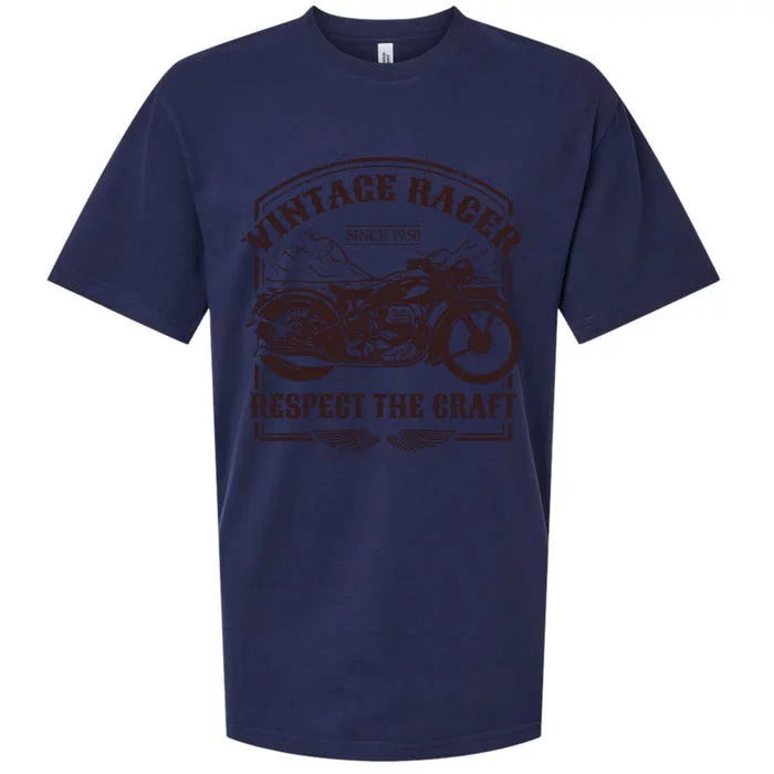 Vintage Racer Since 1950 Motorcycle Sueded Cloud Jersey T-Shirt