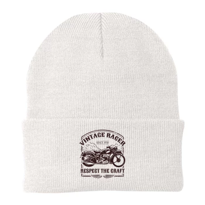 Vintage Racer Since 1950 Motorcycle Knit Cap Winter Beanie