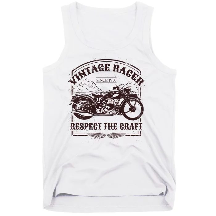 Vintage Racer Since 1950 Motorcycle Tank Top