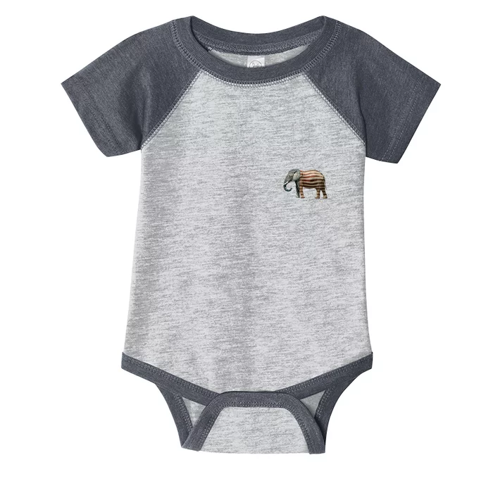 Vote Republican Save America Front and Back Front & Back Infant Baby Jersey Bodysuit