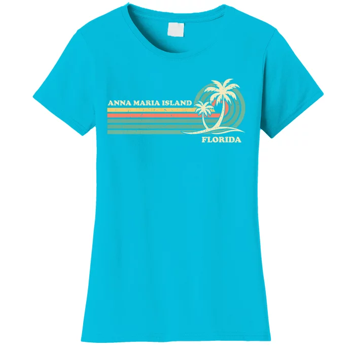 Vintage Retro Summer Vacation Florida Anna Maria Island Cool Gift Women's T-Shirt