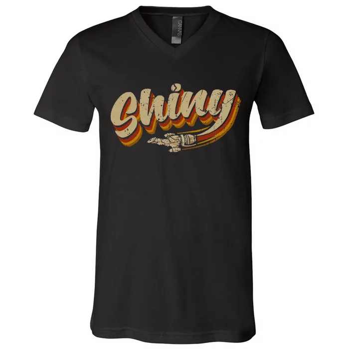 Vintage Retro Shiny Since 2002 Vintage Firefly Serenity V-Neck T-Shirt