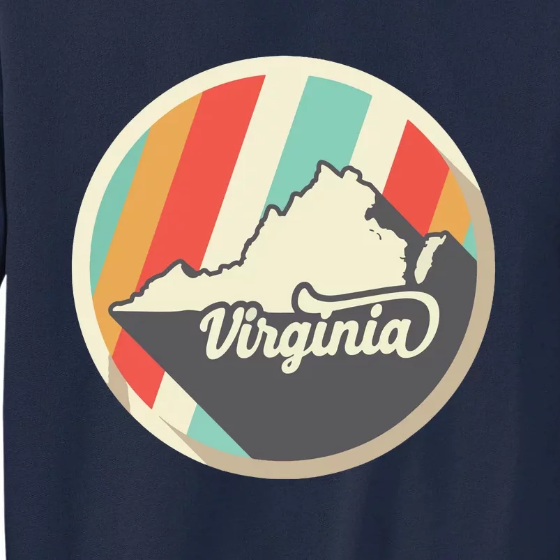 Virginia Retro Style Va Usa Tall Sweatshirt