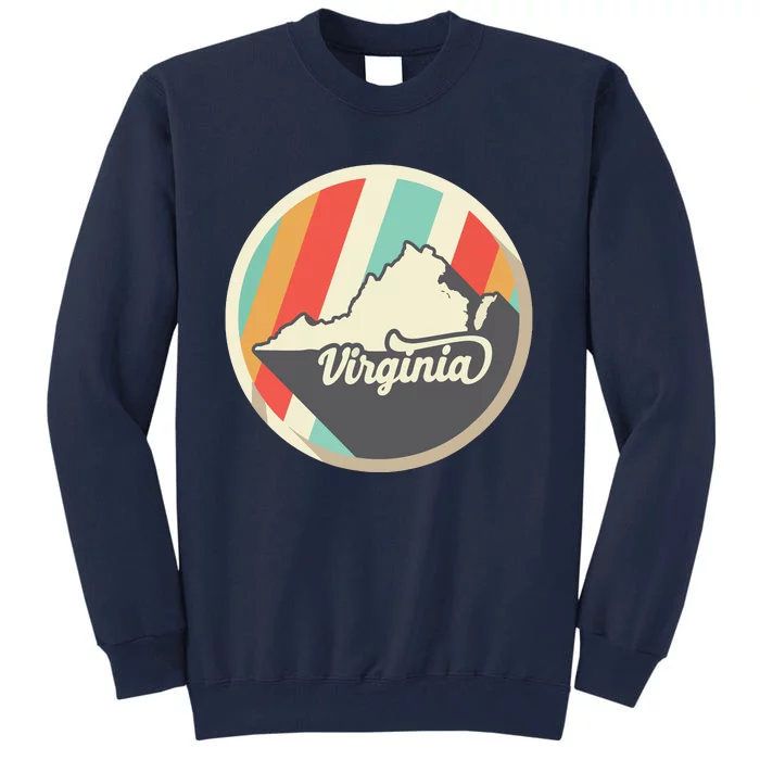 Virginia Retro Style Va Usa Tall Sweatshirt