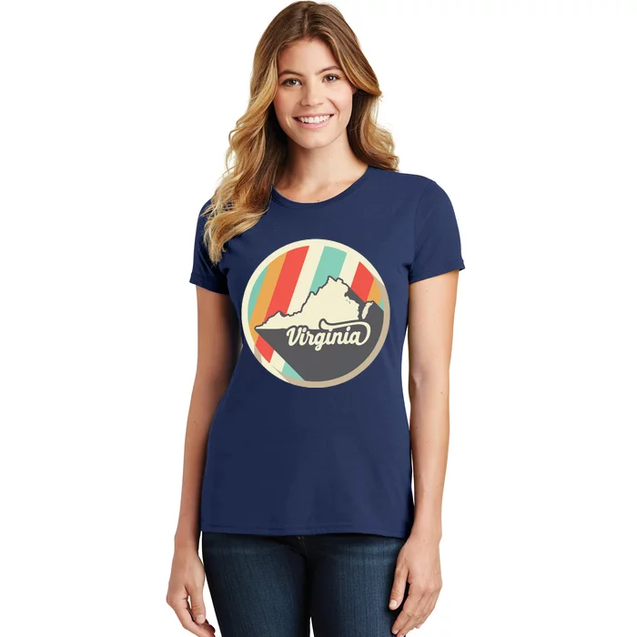 Virginia Retro Style Va Usa Women's T-Shirt