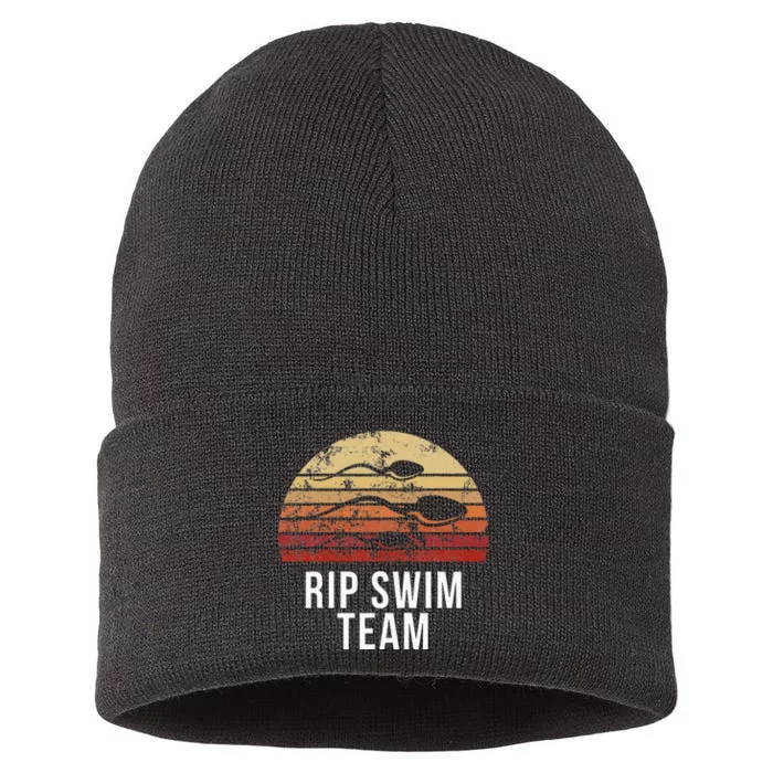 Vasectomy RIP Swim Team Sustainable Knit Beanie