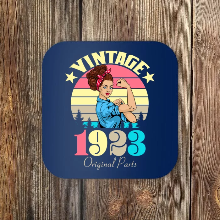 Vintage Rosie The Riveter 1923 Original Parts 100th Birthday Coaster