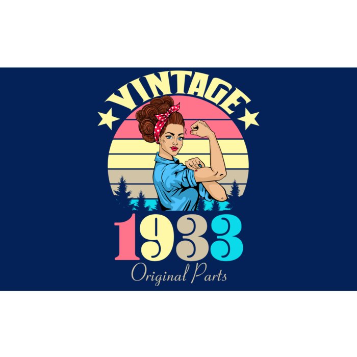 Vintage Rosie The Riveter 1933 Original Parts 90th Birthday Bumper Sticker