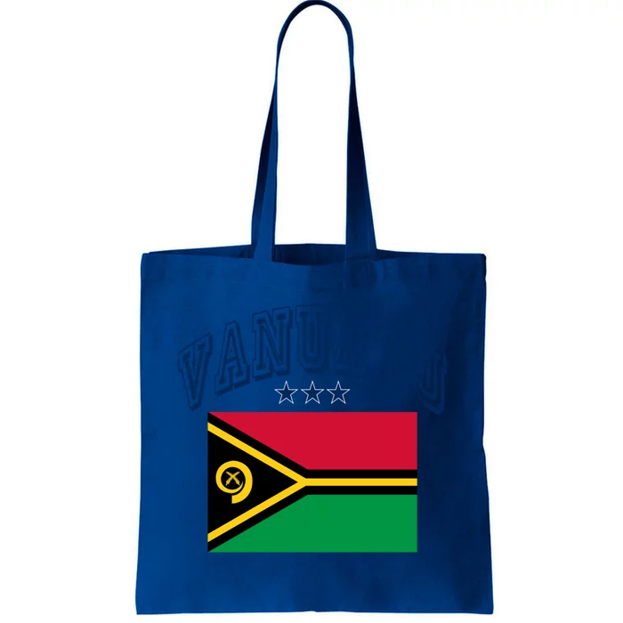 Vanuatu Retro Throwback Flag Athletic Cute Gift Tote Bag