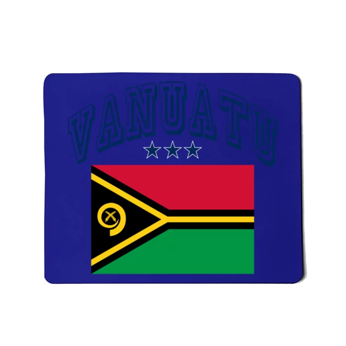 Vanuatu Retro Throwback Flag Athletic Cute Gift Mousepad