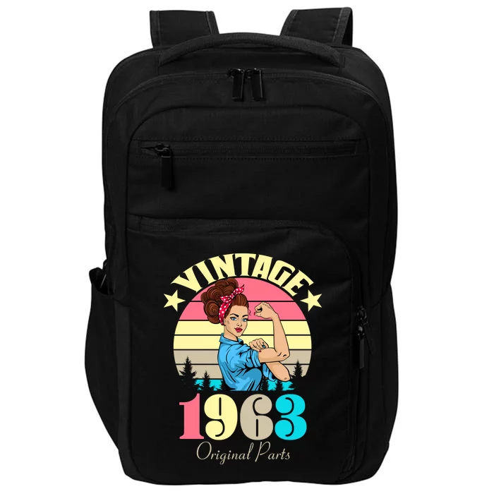 Vintage Rosie The Riveter 1963 Original Parts 60th Birthday Impact Tech Backpack