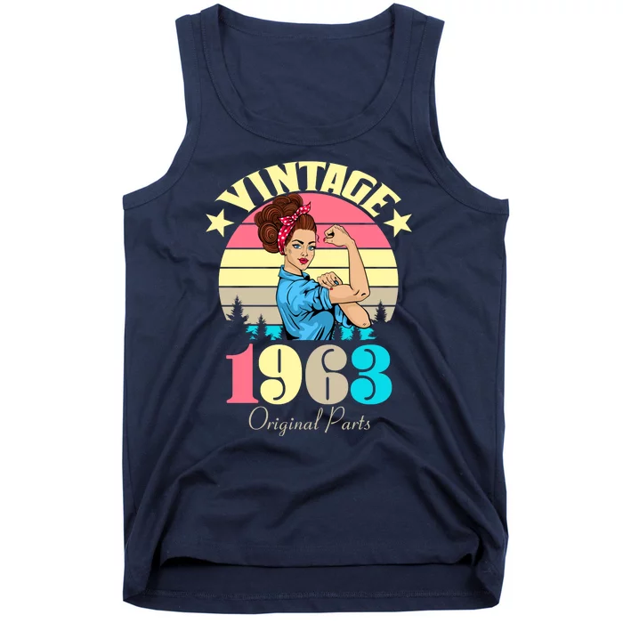 Vintage Rosie The Riveter 1963 Original Parts 60th Birthday Tank Top