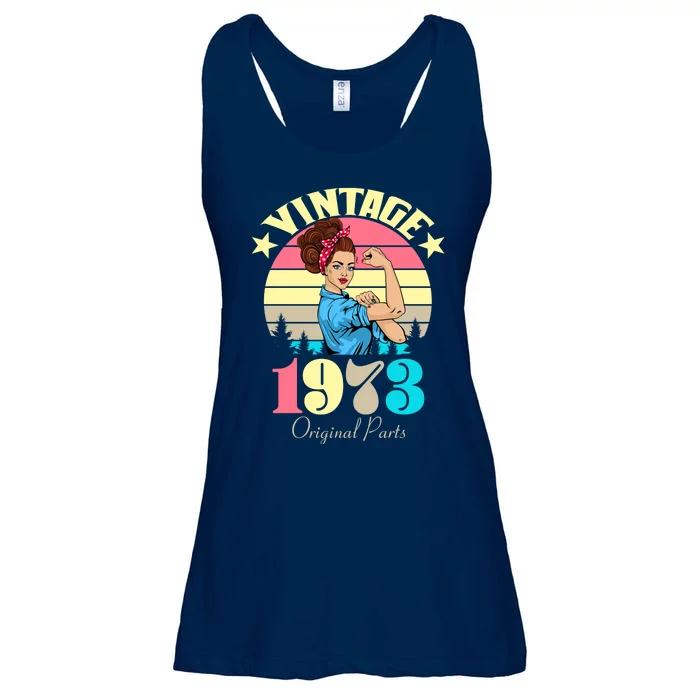 Vintage Rosie The Riveter 1973 Original Parts 50th Birthday Ladies Essential Flowy Tank