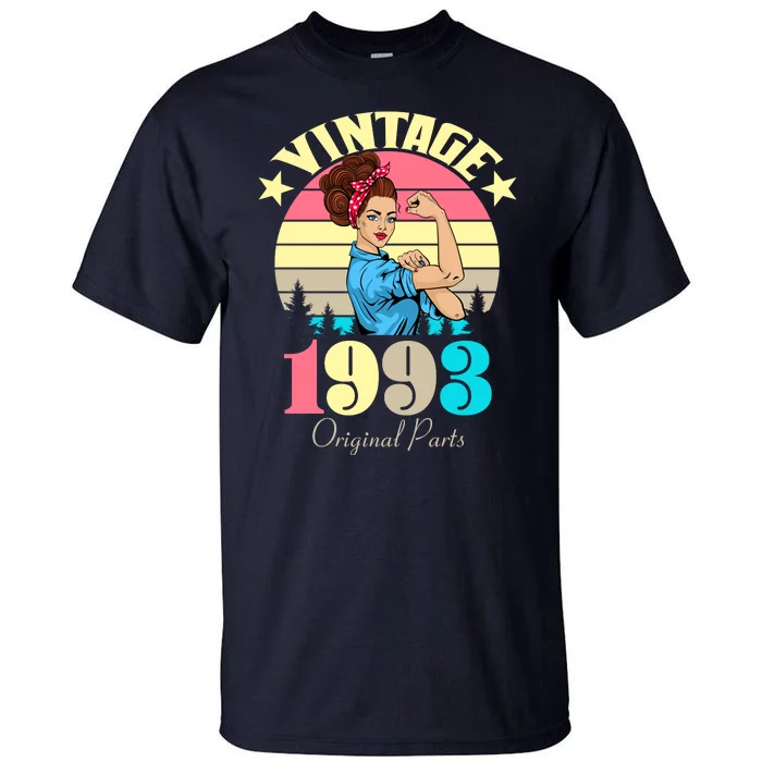 Vintage Rosie The Riveter 1993 Original Parts 30th Birthday Tall T-Shirt