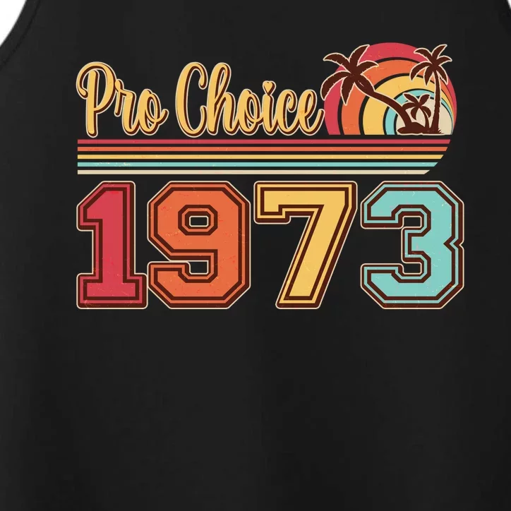 Vintage Retro Tropical Pro Choice 1973 Performance Tank