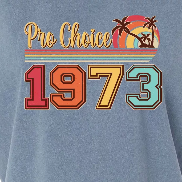 Vintage Retro Tropical Pro Choice 1973 Garment-Dyed Women's Muscle Tee