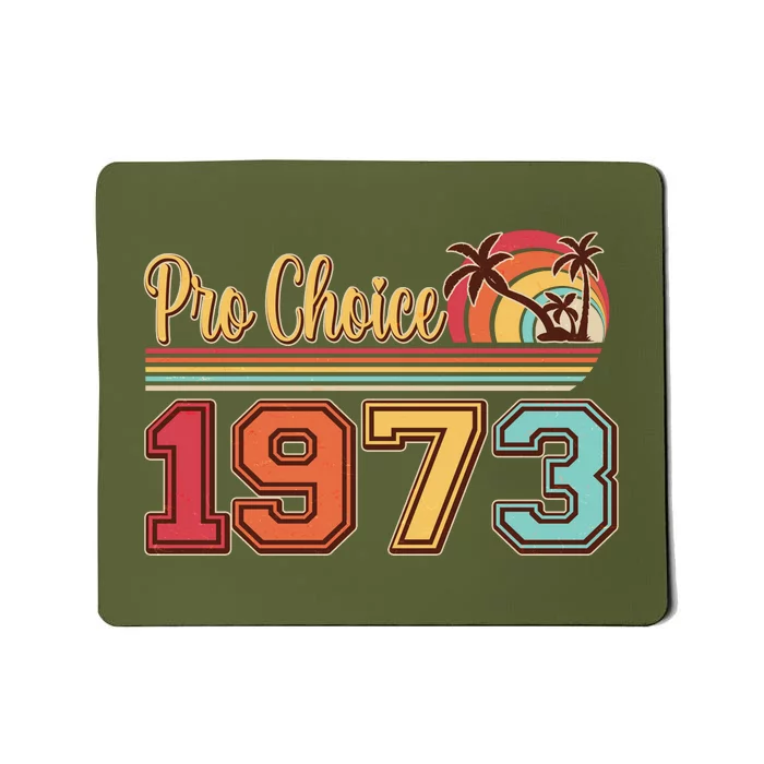 Vintage Retro Tropical Pro Choice 1973 Mousepad