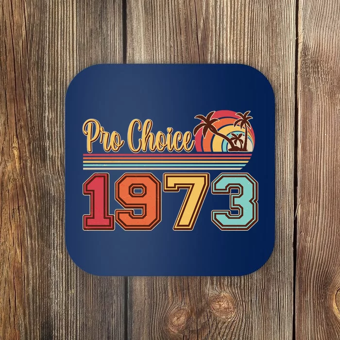 Vintage Retro Tropical Pro Choice 1973 Coaster