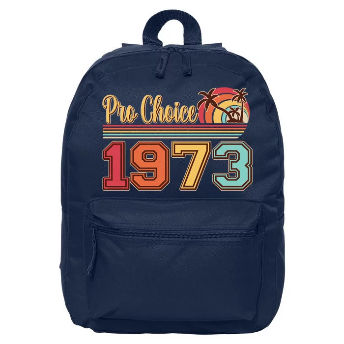 Vintage Retro Tropical Pro Choice 1973 16 in Basic Backpack