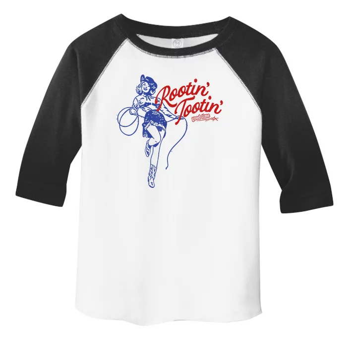 Vintage Rootin Tootin Good Time Western Cowgirl Girl Women Toddler Fine Jersey T-Shirt