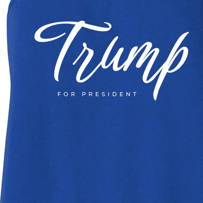 Vote Red Trump For President 2024 Election Funny Gift Women's Racerback Tank