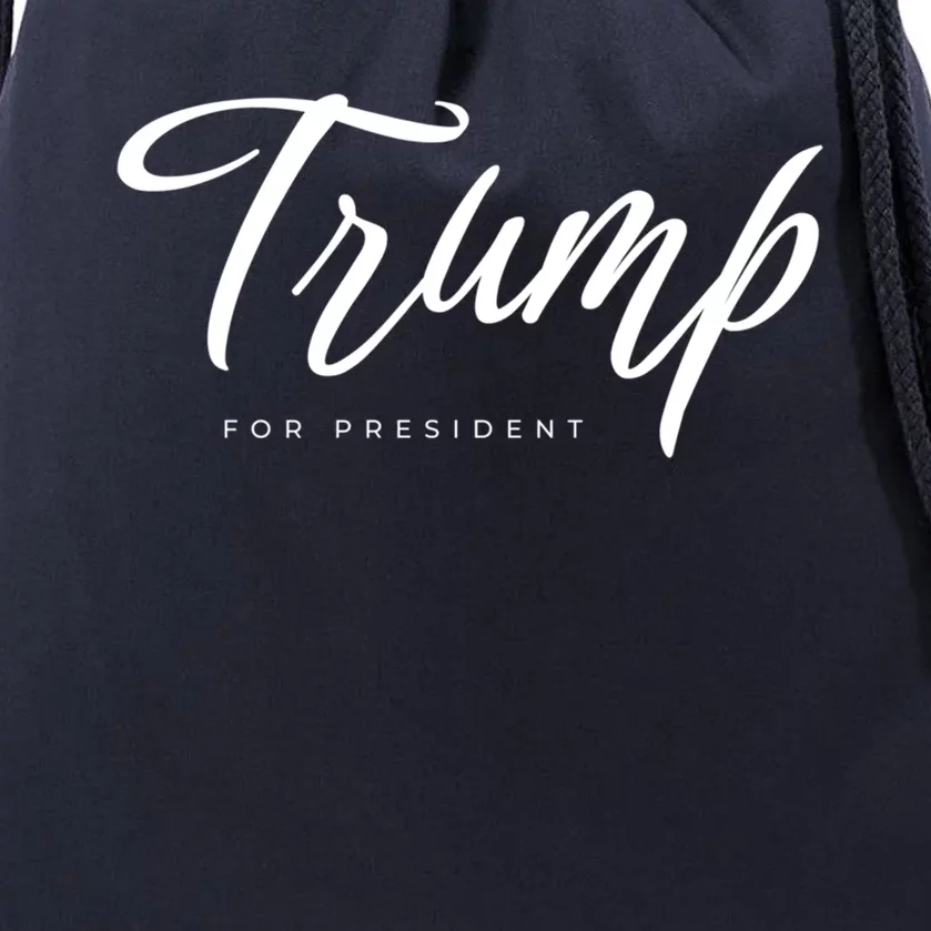 Vote Red Trump For President 2024 Election Funny Gift Drawstring Bag