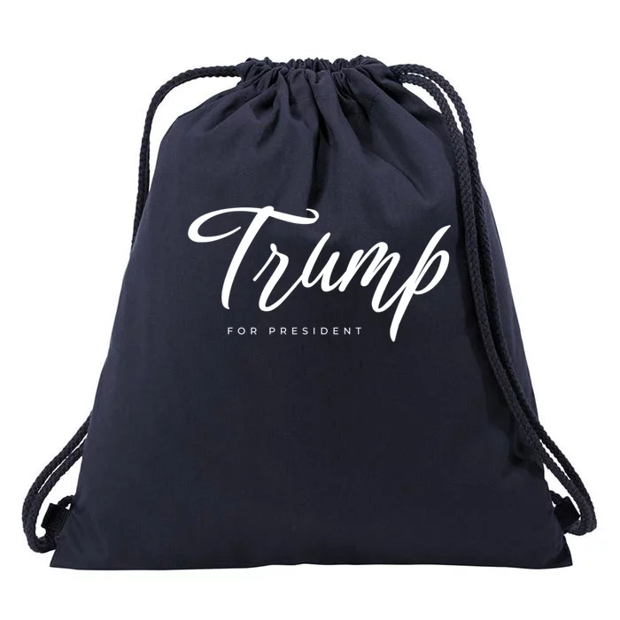 Vote Red Trump For President 2024 Election Funny Gift Drawstring Bag