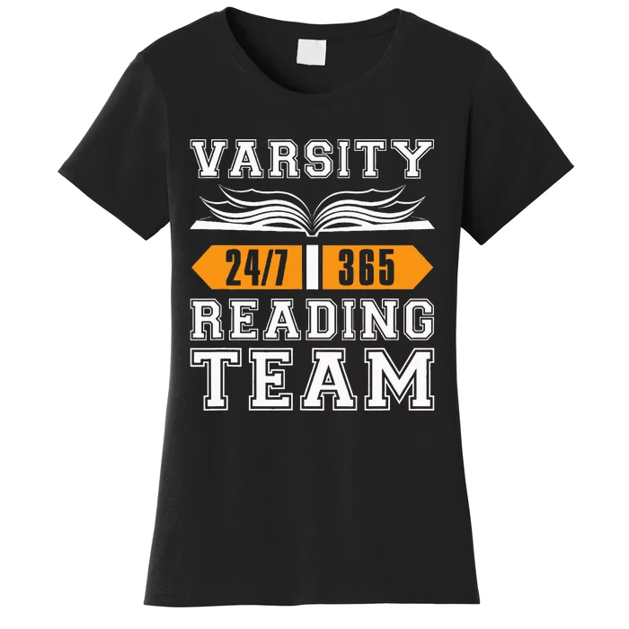 Varsity Reading Team For Book Lovers Women's T-Shirt